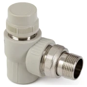 Кран термостатичний кутовий ASG-Plast 20х1/2" (1/60)