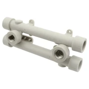 Настінний комплект ASG-Plast 2х20х1/2" (подвійне настінне коліно прохідне) (1/14)