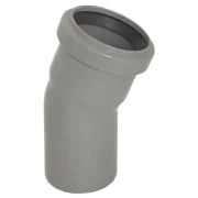 Коліно каналізаційне VALROM 40x15° внутрішнє
