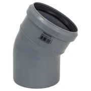 Коліно каналізаційне VALROM 110x30° внутрішнє