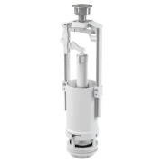 Зливний механізм для керамічного бачка AlLCAPLAST 1/2 зі стоп-кнопкою