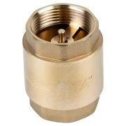Зворотній клапан AQUATICA 1 1/4"ВВ латунь euro 410г
