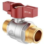 Кран кульовий MIRAYA 1/2" PN40, ЗЗ метелик (32)