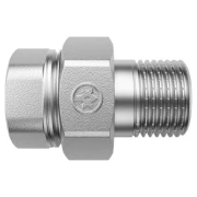 Американка пряма MIRAYA 1" нікель (14/56)