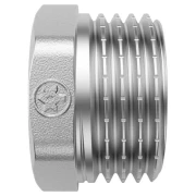 Футорка MIRAYA 1" x 1/2" нікель