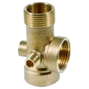 З'єднувач п'ятививідний AQUATICA 1"З×1"В×1"В×1/4"З×1/4"В 80мм