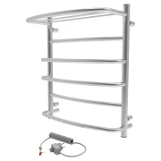 Рушникосушка електрична АКВА-ЛЮКС New Каскад з полицею 6 н/ж 610х530х290 з регулятором