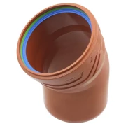 Коліно каналізаційне ASG Esterno 110х30° (30)