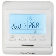 Терморегулятор ECOTERM Digital з датчиком 16А (3600Вт)