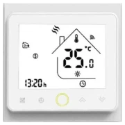 Терморегулятор ECOTERM PRO WiFi White з датчиком 16А (3600Вт)